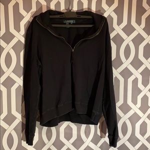 Ralph Lauren Black Quarter Zip Long sleeve